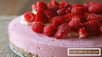 Berry tvarohový koláč bez pečení